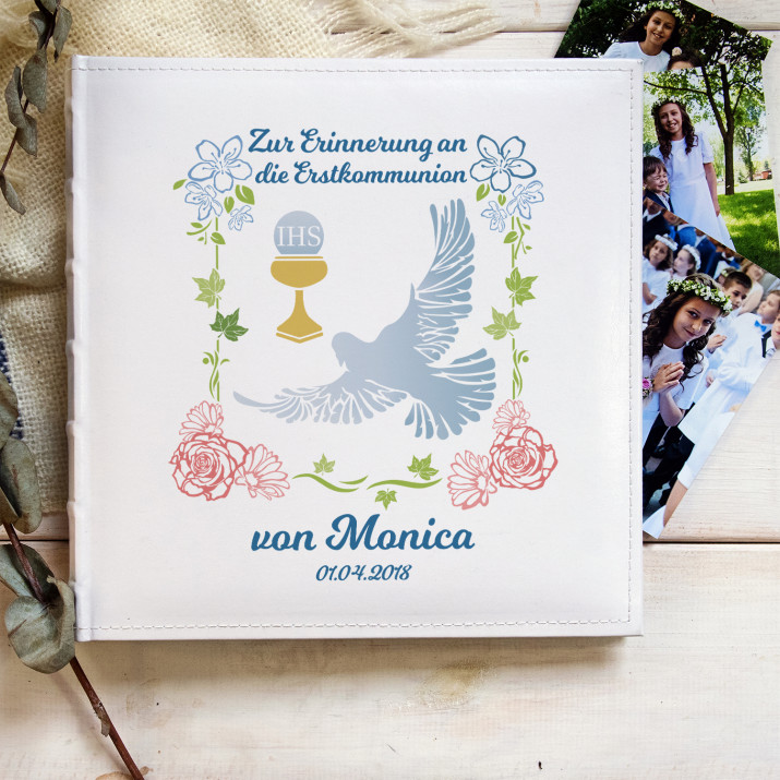Zur Erinnerung an Kommunion - personalisiertes Fotoalbum